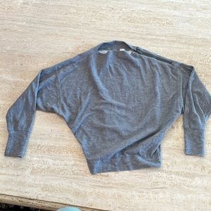 WE THE FREE sweater FREE PEOPLE URBAN OUTFITTER SWEATER ZIPPER ACCENT sz SMALL